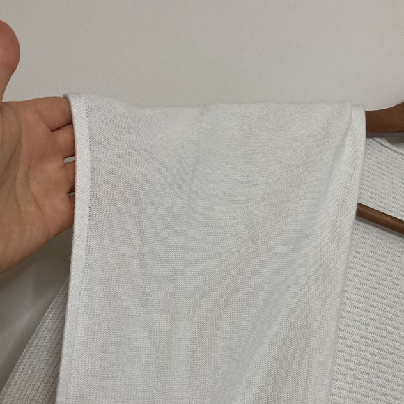 Lululemon Sundown Sweater Wrap Womens 4 6 Antique White Relaxed Cashlu Hoodie - Picture 5 of 14